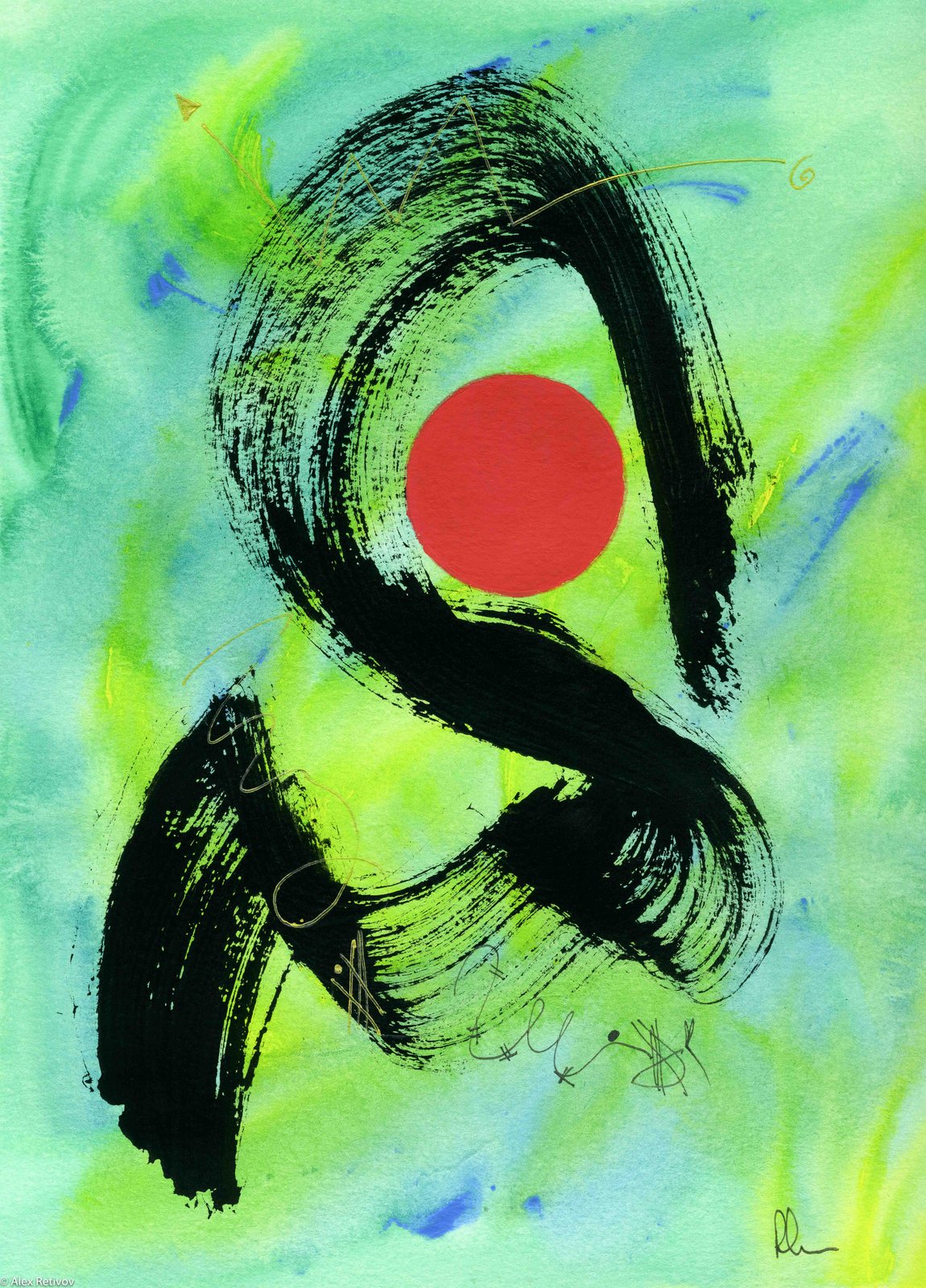 Close Call With a Warming Trend - 9" x 12"